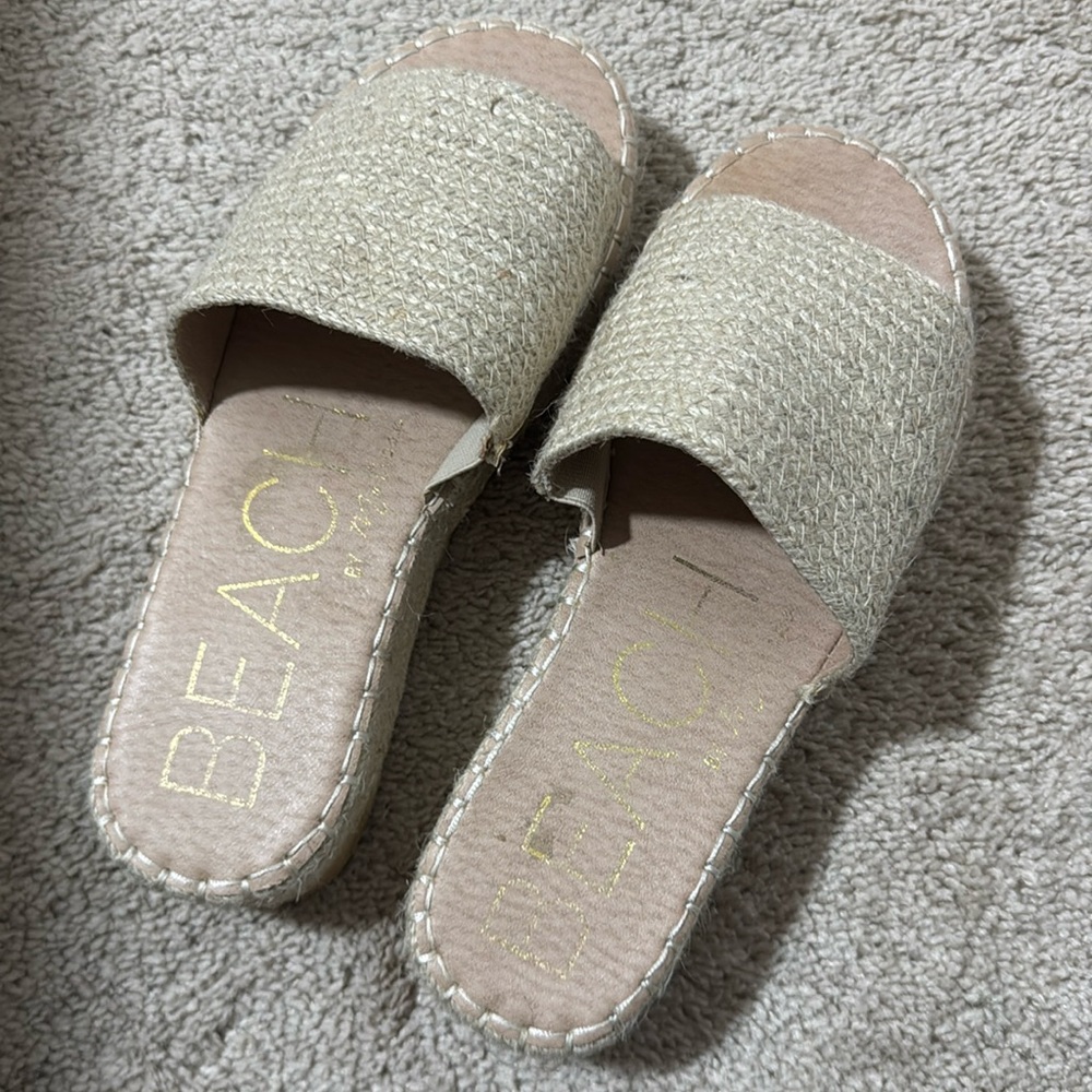 Beach wedges.